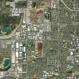 Irwindale High Resolution Satellite Map