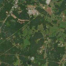 Danielsville High Resolution Satellite Map