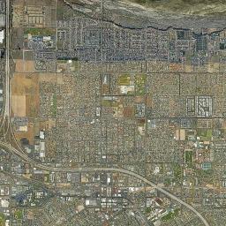 Redlands High Resolution Satellite Map