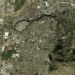 Grand Terrace High Resolution Satellite Map