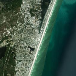 Carolina Beach High Resolution Satellite Map