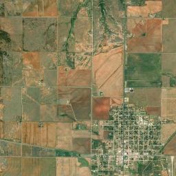 Crowell High Resolution Satellite Map