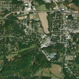 Rockmart High Resolution Satellite Map