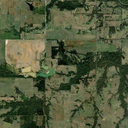 Bryan County High Resolution Satellite Map