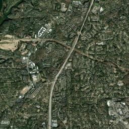 1772-2008 The Valley Northeast, Sandy Springs Satellite Map