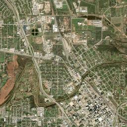 Wichita Falls High Resolution Satellite Map