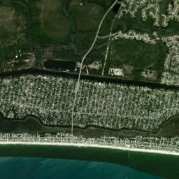Oak Island High Resolution Satellite Map