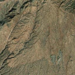 Aerial view of Quartz outcrop off of jeep road