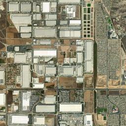 March Air Force Base, CA locator map