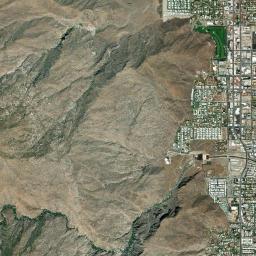 Palm Springs High Resolution Satellite Map