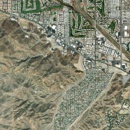 Cathedral City High Resolution Satellite Map