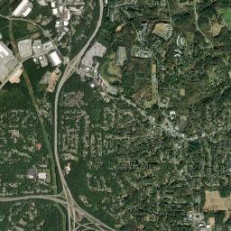 Fulton County High Resolution Satellite Map
