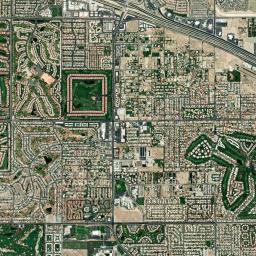 Bermuda Dunes High Resolution Satellite Map