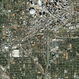 Atlanta, Georgia map(satellite map)