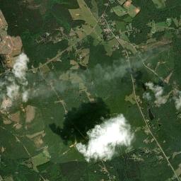 Aerial view of Graves Mountain, Georgia