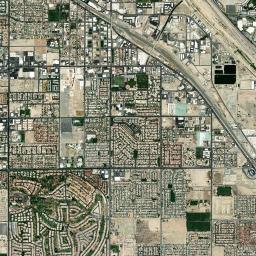 Indio High Resolution Satellite Map