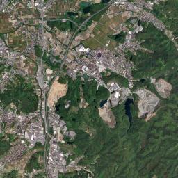 Koga-shi High Resolution Satellite Map
