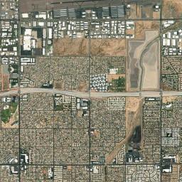 Phoenix, AZ locator map