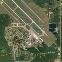 Columbus Air Force Base High Resolution Satellite Map