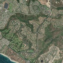 San Joaquin Hills High Resolution Satellite Map