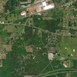 Bynum High Resolution Satellite Map