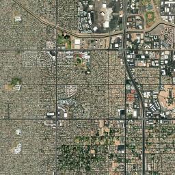 Phoenix, AZ locator map