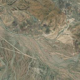 Aerial view of Crystal Hill Area, Kofa National Wildlife Refuge