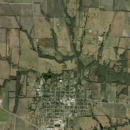 Whitewright High Resolution Satellite Map