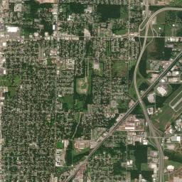 Texarkana High Resolution Satellite Map