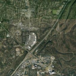 Cahaba Heights High Resolution Satellite Map