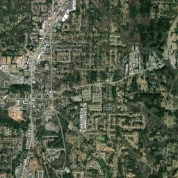 Fayetteville High Resolution Satellite Map
