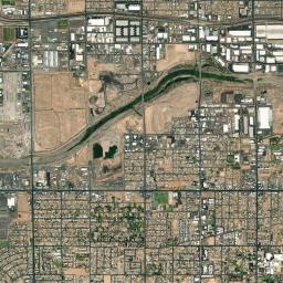 Phoenix, AZ locator map