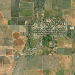 Knox City High Resolution Satellite Map