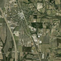 Van Alstyne High Resolution Satellite Map
