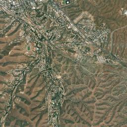 Six Shooter Canyon High Resolution Satellite Map