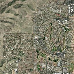 Ahwatukee Foothills High Resolution Satellite Map