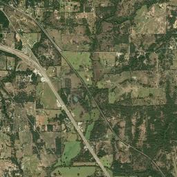 Aerial view of Lyndon B. Johnson National Grassland (Black Creek Lake)