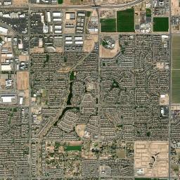 Chandler, AZ locator map