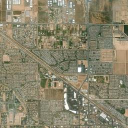 Queen Creek High Resolution Satellite Map