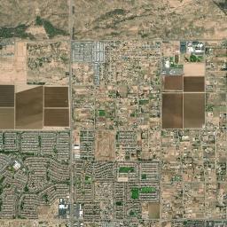 Queen Creek, AZ locator map