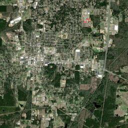 Magnolia High Resolution Satellite Map