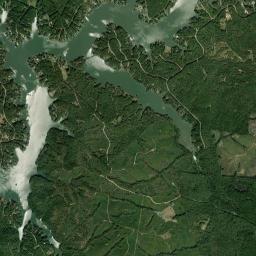 Aerial view of Lake Sinclair