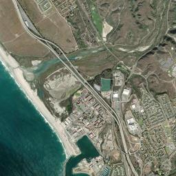 Camp Pendleton South High Resolution Satellite Map