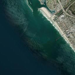 Oceanside, California map(satellite map)