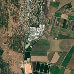 Qiryat Shemona High Resolution Satellite Map