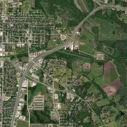 Hunt County High Resolution Satellite Map