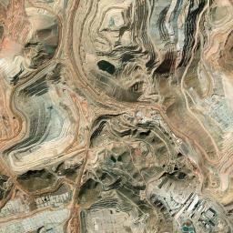 Morenci High Resolution Satellite Map