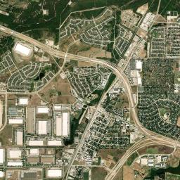 Roanoke High Resolution Satellite Map