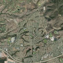 Rancho Penasquitos High Resolution Satellite Map
