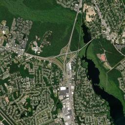 Goose Creek High Resolution Satellite Map